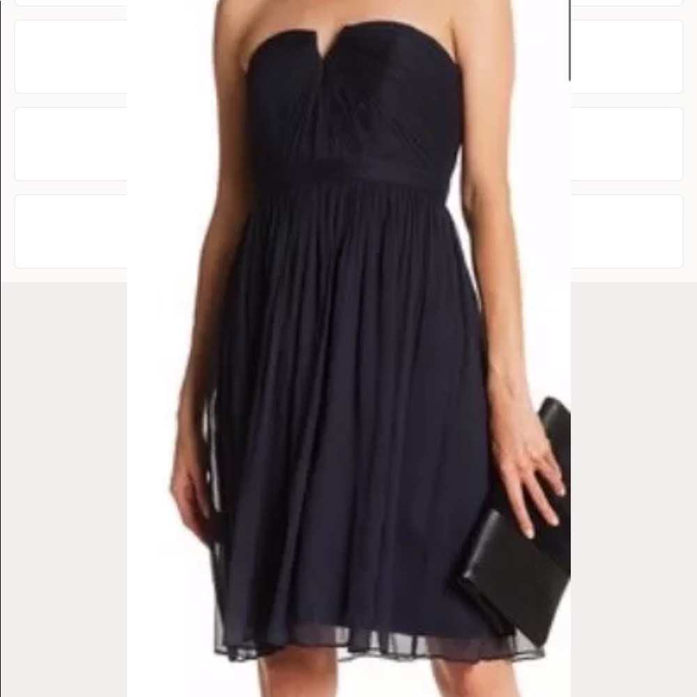 J Crew Nadia Silk Chiffon Dress Sz 2